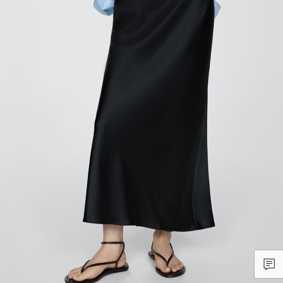 NEW Satin long skirt | Mango | Silk skirt - Picture 7 of 7